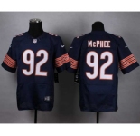 nike nfl jerseys chicago bears #92 mcphee blue[Elite]
