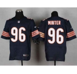 nike nfl jerseys chicago bears #96 minter blue[Elite][minter]