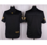 nike nfl jerseys chicago bears blank black gold collection[Elite]