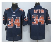 2015 new nike chicago bears #34 payton navy blue strobe jerseys[limited]