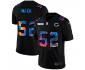Chicago Bears #52 Khalil Mack Men's Nike Multi-Color Black 2020 NFL Crucial Catch Vapor Untouchable Limited Jersey