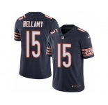 Men Nike Chicago Bears #15 Josh Bellamy Navy Blue Team Color Vapor Untouchable Limited Player NFL Jersey