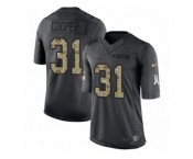 Men Nike Chicago Bears #31 Marcus Cooper Limited Black 2016 Salute to Service NFL Jersey