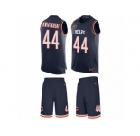 Men Nike Chicago Bears #44 Nick Kwiatkoski Limited Navy Blue Tank Top Suit NFL Jersey