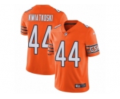Men Nike Chicago Bears #44 Nick Kwiatkoski Limited Orange Rush Vapor Untouchable NFL Jersey