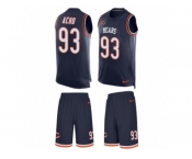 Men Nike Chicago Bears #93 Sam Acho Limited Navy Blue Tank Top Suit NFL Jersey