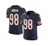 Men Nike Chicago Bears #98 Mitch Unrein Navy Blue Team Color Vapor Untouchable Limited Player NFL Jersey