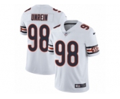 Men Nike Chicago Bears #98 Mitch Unrein White Vapor Untouchable Limited Player NFL Jersey