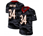 Men Nike Men's Chicago Bears #34 Payton 2020 Nike 2ndCamo Salute to Service Limited