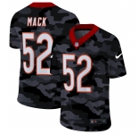 Men Nike Men's Chicago Bears #52 Mack 2020 Nike Camo Salute to Service Limited