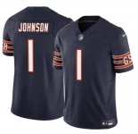 Men's Chicago Bears #1 Jaylon Johnson Navy 2024 F.U.S.E. Vapor Football Stitched Jersey
