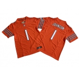 Men's Chicago Bears #1 Jaylon Johnson Orange 2024 F.U.S.E. Vapor Football Stitched Jersey