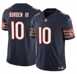 Men's Chicago Bears #10 Luther Burden III Navy 2025 F.U.S.E. Vapor Untouchable Limited Football Stitched Jersey