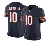 Men's Chicago Bears #10 Luther Burden III Navy 2025 F.U.S.E. Vapor Untouchable Limited Football Stitched Jersey