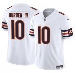 Men's Chicago Bears #10 Luther Burden III White 2025 F.U.S.E. Vapor Untouchable Limited Football Stitched Jersey