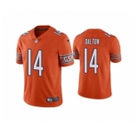 Men's Chicago Bears #14 Andy Dalton Orange Vapor Untouchable Limited Jersey