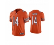 Men's Chicago Bears #14 Andy Dalton Orange Vapor Untouchable Limited Jersey
