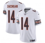 Men's Chicago Bears #14 Olamide Zaccheaus White 2025 Vapor Football Stitched Jersey