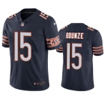 Men's Chicago Bears #15 Rome Odunze Navy 2024 Draft Vapor Stitched Football Jersey