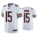 Men's Chicago Bears #15 Trevor Siemian White Vapor untouchable Limited Stitched Jersey