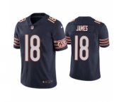 Men's Chicago Bears #18 Jesse James Navy Vapor untouchable Limited Stitched Football Jersey