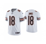 Men's Chicago Bears #18 Jesse James White Vapor untouchable Limited Stitched Football Jersey