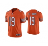 Men's Chicago Bears #19 Equanimeous St. Brown Orange Vapor untouchable Limited Stitched Jersey