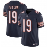 Men's Chicago Bears #19 Tory Taylor Navy Vapor Football Stitched Jersey