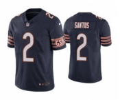 Men's Chicago Bears #2 Cairo Santos Navy Vapor Untouchable Limited Stitched Football Jersey