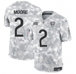 Men's Chicago Bears #2 DJ Moore 2024 F.U.S.E Arctic Camo Salute To Service Limited Stitched Football Jersey