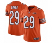 Men's Chicago Bears #29 Tarik Cohen Orange Alternate 100th Season Limited Football Jersey