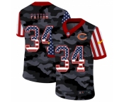 Men's Chicago Bears #34 Walter Payton Camo Flag Nike Limited Jersey