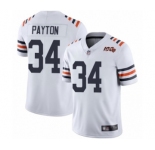 Men's Chicago Bears #34 Walter Payton White 100th Season Limited Football Jersey