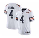 Men's Chicago Bears #4 Chase Daniel White 100th Season Limited Football Jersey