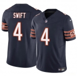 Men's Chicago Bears #4 D’Andre Swift Navy 2023 F.U.S.E. Vapor Football Stitched Jersey
