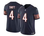 Men's Chicago Bears #4 D'Andre Swift Navy 2025 F.U.S.E. Vapor Untouchable Limited Football Stitched Jersey
