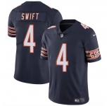 Men's Chicago Bears #4 D’Andre Swift Navy Vapor Football Stitched Jersey