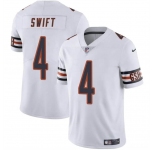 Men's Chicago Bears #4 D’Andre Swift White Vapor Football Stitched Jersey
