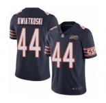 Men's Chicago Bears #44 Nick Kwiatkoski Navy Blue Team Color 100th Season Limited Football Jersey
