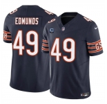 Men's Chicago Bears #49 Tremaine Edmunds Navy 2024 F.U.S.E. With 2-star C Patch Vapor Untouchable Limited Football Stitched Jersey