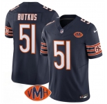 Men's Chicago Bears #51 Dick Butkus Navy 2025 F.U.S.E. With VMH Patch Vapor Untouchable Limited Football Stitched Jersey
