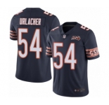 Men's Chicago Bears #54 Brian Urlacher Navy Blue Team Color 100th Season Limited Football Jersey