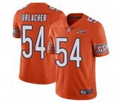 Men's Chicago Bears #54 Brian Urlacher Orange Alternate 100th Season Limited Football Jersey