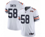 Men's Chicago Bears #58 Roquan Smith White 100th Season Limited Football Jersey