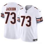 Men's Chicago Bears #73 Jonah Jackson White 2025 F.U.S.E. Vapor Football Stitched Jersey