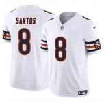 Men's Chicago Bears #8 Cairo Santos White 2025 F.U.S.E. Vapor Untouchable Limited Stitched Football Jersey