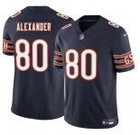 Men's Chicago Bears #80 Maurice Alexander Navy 2025 F.U.S.E. Vapor Football Stitched Jersey