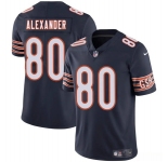 Men's Chicago Bears #80 Maurice Alexander Navy 2025 Vapor Football Stitched Jersey