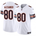 Men's Chicago Bears #80 Maurice Alexander White 2025 F.U.S.E. Vapor Football Stitched Jersey