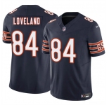 Men's Chicago Bears #84 Colston Lovelandr Navy 2025 Draft F.U.S.E. Vapor Untouchable Limited Football Stitched Jersey